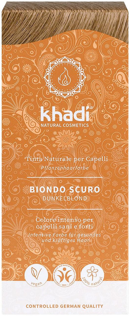 Tinta Naturale Per Capelli Biondo Scuro Khadi