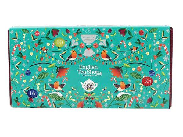 Calendario dell'avvento con tisane in filtri English Tea Shop