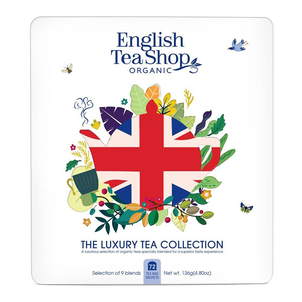 Tisane in latta Union Jack Collection 72 filtri English Tea Shop